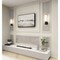Z-Lite Cooper Wall Sconce, 1-Light, 4.75 In.W x 4 In.L x 16 In.H, Matte Black/Frosted 1010-1S-MB-LED - alternate 3
